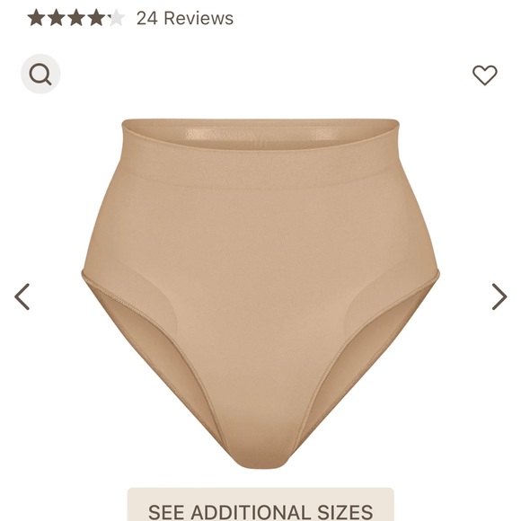 SKIMS NEW IN BOX 
Shaping Underwear
MID WAIST BRIEF IN SIZE MEDIUM COLOR CLAY - Picture 2 of 5